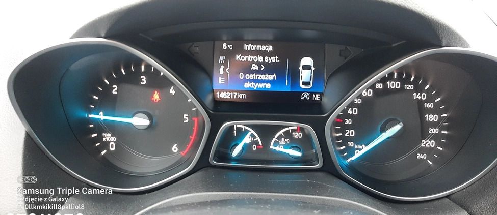 Ford Kuga cena 63900 przebieg: 146000, rok produkcji 2018 z Olsztyn małe 232